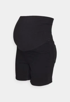 MAMALICIOUS MLAMY SKINNY - Short En Jean - Black Denim