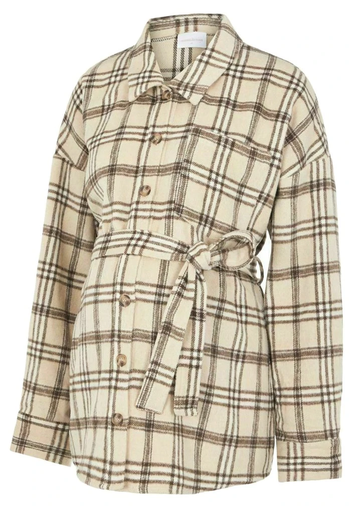 MAMALICIOUS Manteau Court - Beige – Image 5