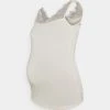 MAMALICIOUS MLMIRON TANK - Débardeur - Ecru