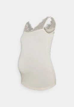 MAMALICIOUS MLMIRON TANK - Débardeur - Ecru