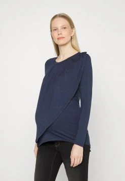 MAMALICIOUS MLNEWBROOKLYN IRIS - T-shirt à Manches Longues - Navy Blazer