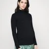 MAMALICIOUS MLSIA ROLLNECK - T-shirt à Manches Longues - Black