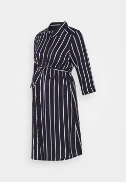 MAMALICIOUS NURSING DRESS - Robe Chemise - Navy Blazer