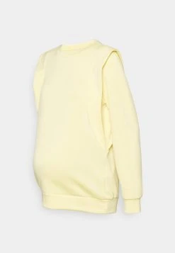 MAMALICIOUS ANJA MARY - Sweatshirt - Pale Banana