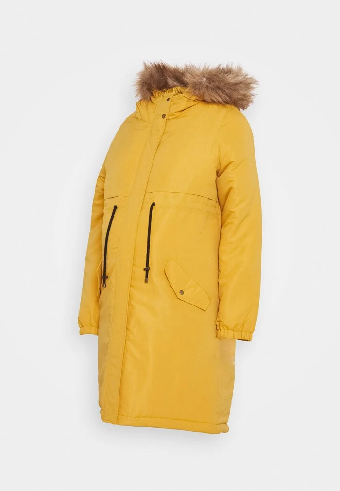 MAMALICIOUS MLJESSA LONG - Parka - Amber Gold