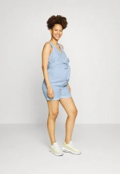 MAMALICIOUS MLWOODVILLE ROMPER - Combinaison - Light Blue Denim