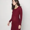 MAMALICIOUS CARMA JUNE DRESS - Robe En Jersey - Tawny Port