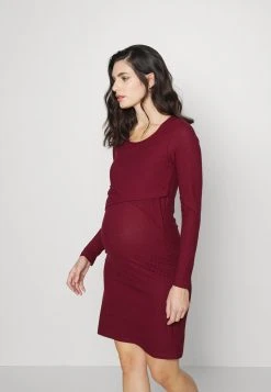 MAMALICIOUS CARMA JUNE DRESS - Robe En Jersey - Tawny Port