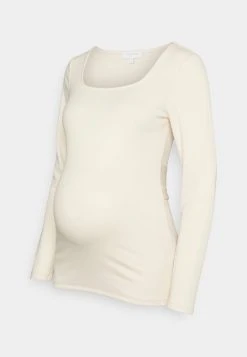 MAMALICIOUS MLFILIA - T-shirt à Manches Longues - Whitecap Gray