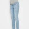 MAMALICIOUS MLRESORT - Jean Slim - Light Blue Denim