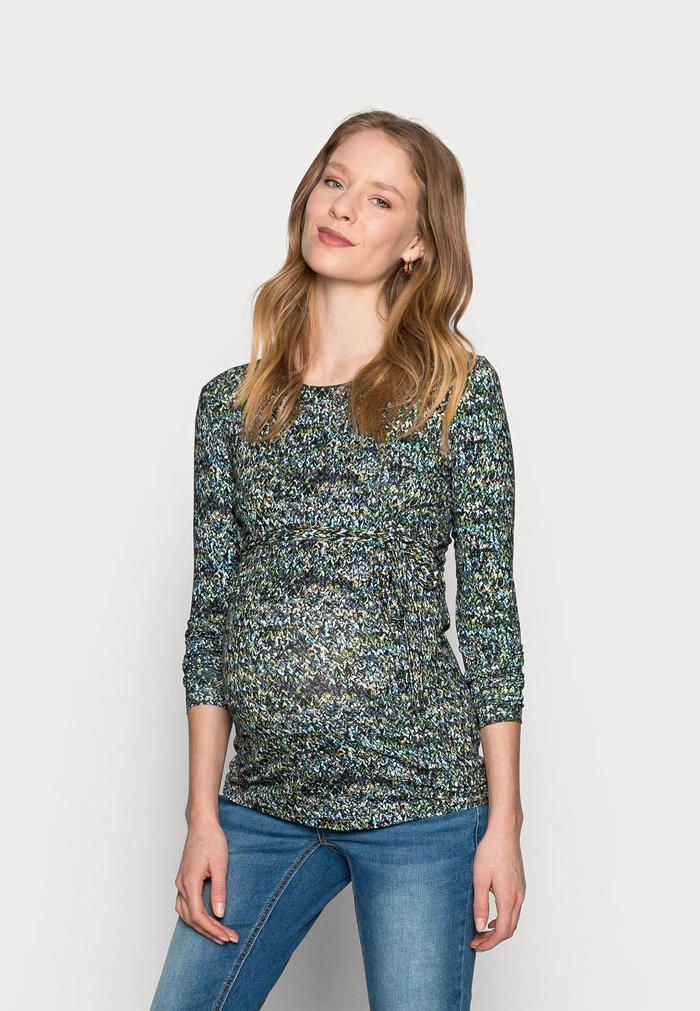 MAMALICIOUS MLVALENTINA - T-shirt à Manches Longues - Black