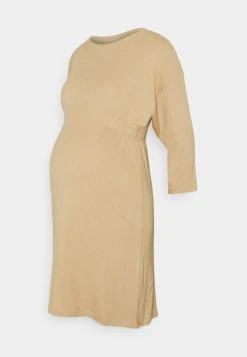 MAMALICIOUS MLASTRID DRESS - Robe Pull - Beige