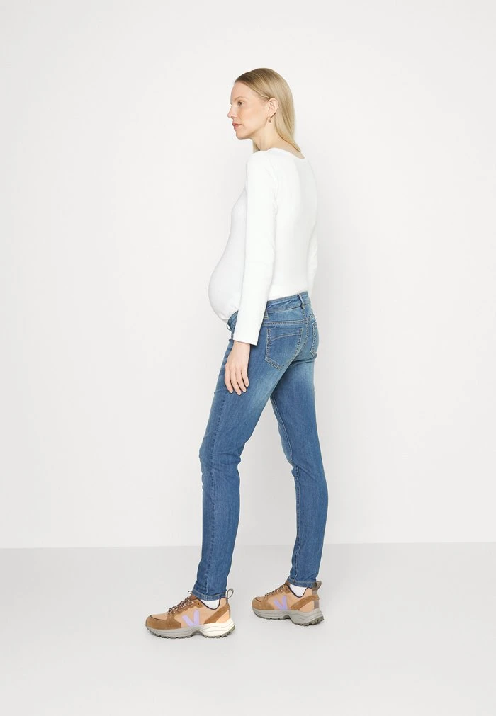 MAMALICIOUS MLJULIA - Jean Slim - Medium Blue Denim – Image 3