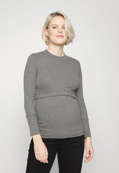 MAMALICIOUS MLGINNIE JUNE - T-shirt à Manches Longues - Beluga