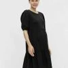 MAMALICIOUS MIT PUFFÄRMELN PCMTERESE - Robe En Jersey - Black