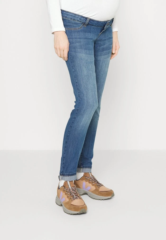 MAMALICIOUS MLJULIA - Jean Slim - Medium Blue Denim