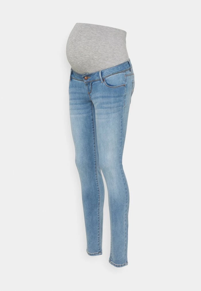 MAMALICIOUS MLPASO SLIM JEANS - Jeans Skinny - Light Blue Denim/wash