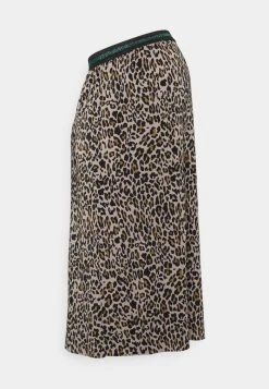 MAMALICIOUS MLAURORA PLISSE SKIRT - Jupe Trapèze - Black