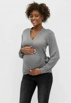 MAMALICIOUS Gilet - Medium Grey Melange