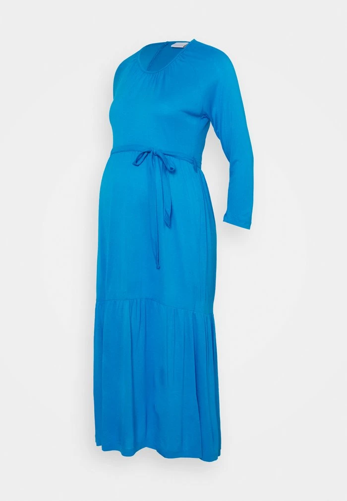 MAMALICIOUS MLSIMANTHA MIDI DRESS - Robe En Jersey - Blue Aster