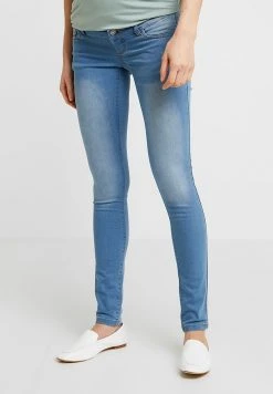 MAMALICIOUS MLFIFTY - Jean Slim - Jeans Medium Blue Denim