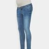 MAMALICIOUS MLPAX HIGH BACK - Jeans Skinny - Medium Blue Denim