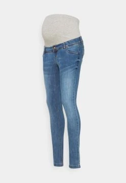 MAMALICIOUS MLPAX HIGH BACK - Jeans Skinny - Medium Blue Denim
