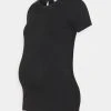 MAMALICIOUS MLBARBARA - T-shirt Imprimé - Black