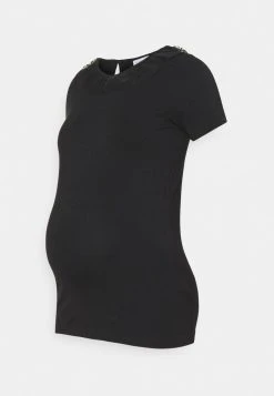 MAMALICIOUS MLBARBARA - T-shirt Imprimé - Black
