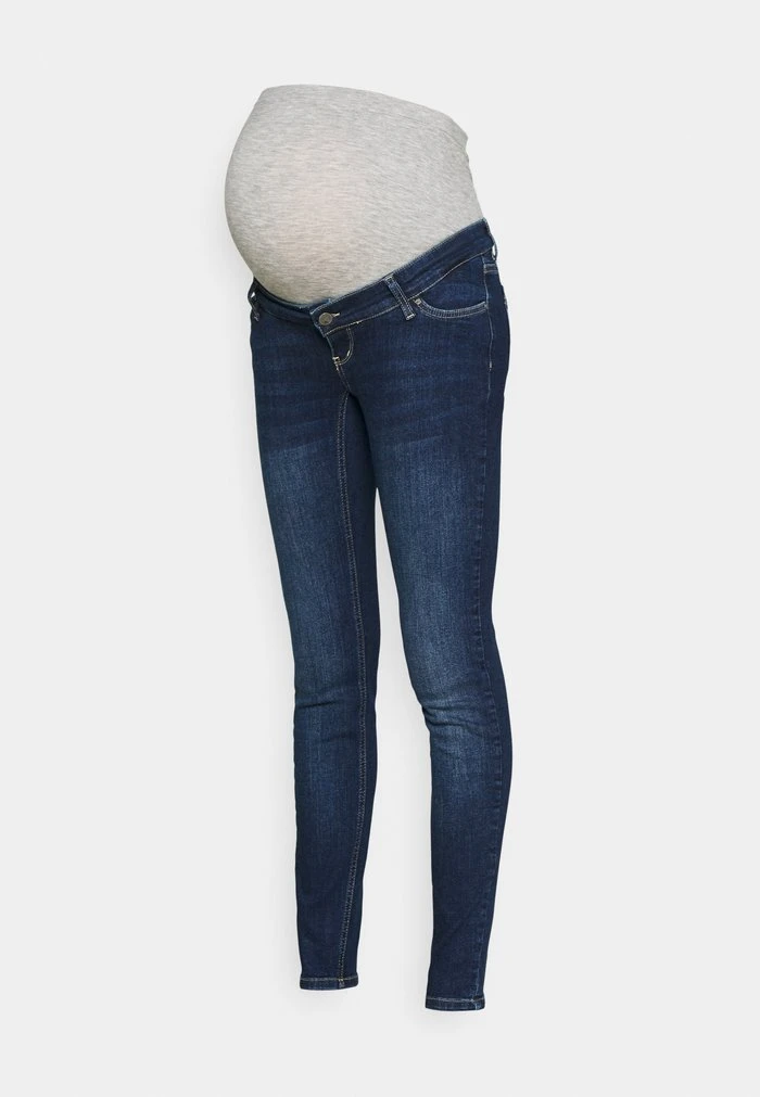 MAMALICIOUS MLSAVANNA - Jeans Skinny - Dark Blue Denim – Image 4