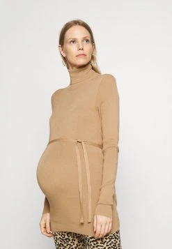 MAMALICIOUS MLJACINA ROLLNECK - Pullover - Beige