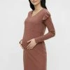 MAMALICIOUS UMSTANDS MLTATJANA - Robe Fourreau - Nutmeg