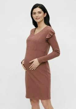 MAMALICIOUS UMSTANDS MLTATJANA - Robe Fourreau - Nutmeg