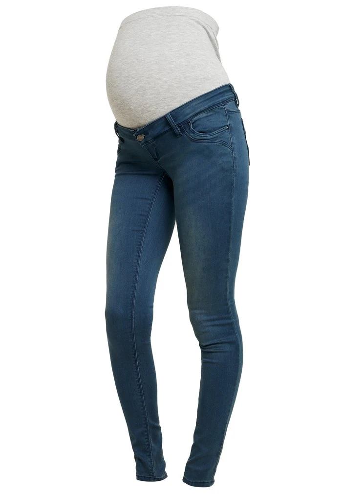MAMALICIOUS MLTORONTO - Jean Slim - Dark Blue Denim – Image 4