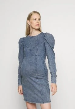 MAMALICIOUS MLCELESTIA SHORT DRESS - Robe En Jersey - Ensign Blue