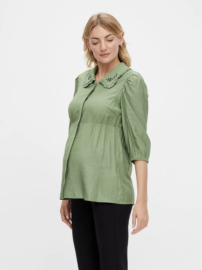 MAMALICIOUS 2-IN-1-UMSTANDS - Blouse - Jadesheen