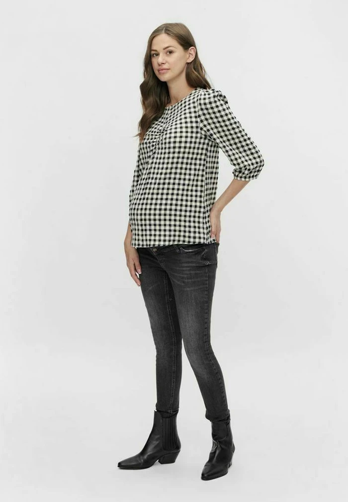 MAMALICIOUS Blouse - Whitecap Gray – Image 2