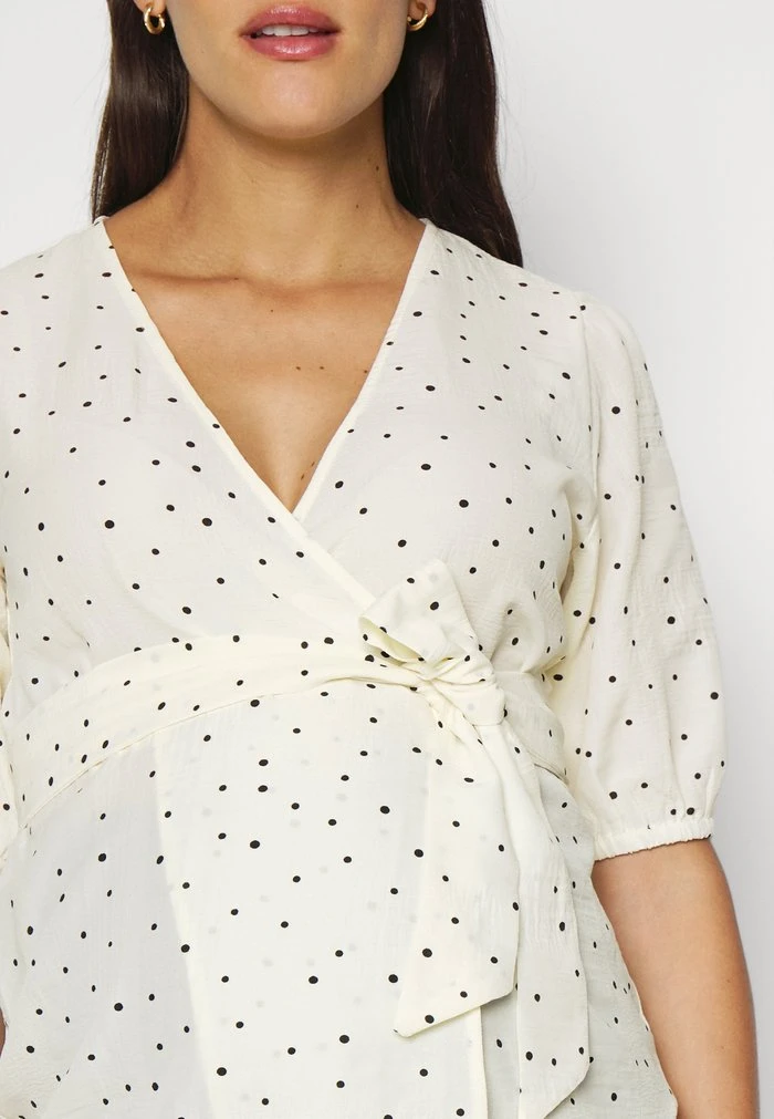 MAMALICIOUS MLMOLLI SLEEVE - Blouse - Ecru – Image 6