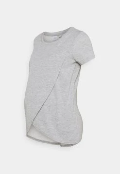 MAMALICIOUS MLCHRISTIANE IRIS - T-shirt Basique - Medium Grey Melange