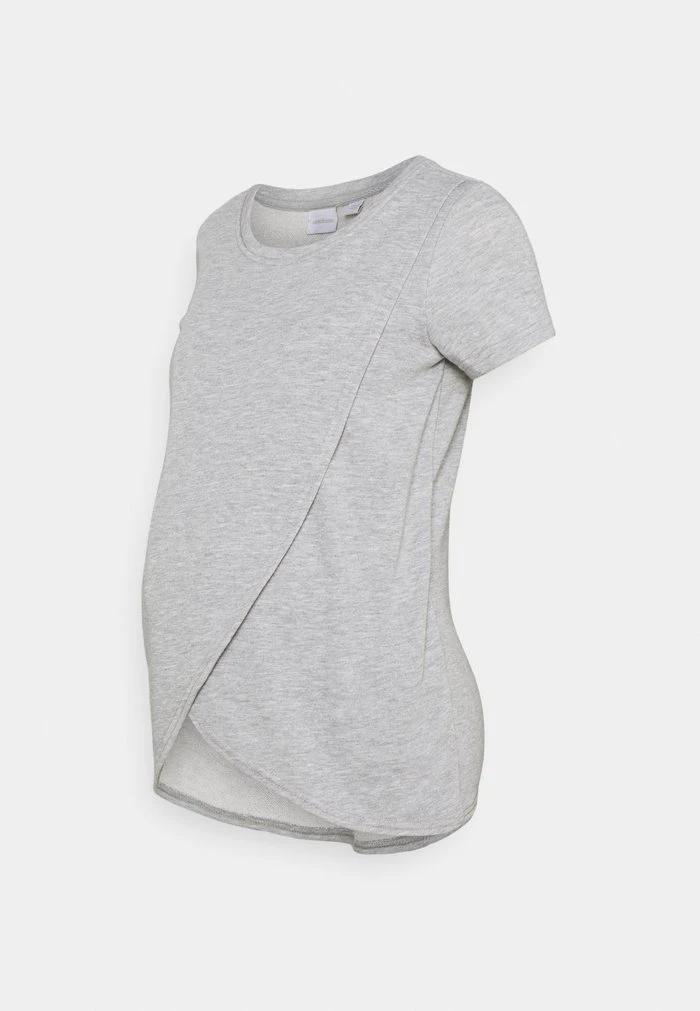 MAMALICIOUS MLCHRISTIANE IRIS - T-shirt Basique - Medium Grey Melange