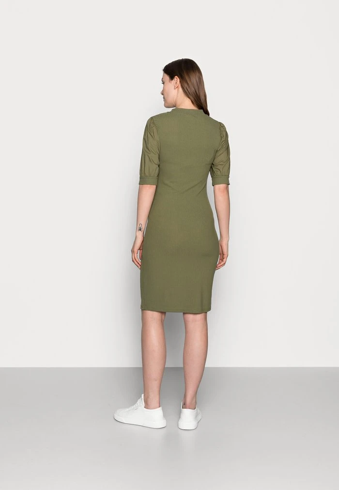 MAMALICIOUS MLFREJA MIX DRESS - Robe En Jersey - Deep Lichen Green – Image 3
