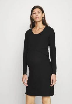 MAMALICIOUS CARMA JUNE DRESS - Robe En Jersey - Black