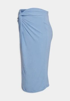 MAMALICIOUS MLGISELLE WRAP SKIRT - Jupe Crayon - Bel Air Blue