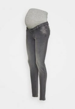 MAMALICIOUS MLSAVANNA - Jean Slim - Medium Grey Denim