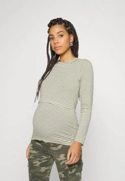 MAMALICIOUS MLDIANA JUNE - T-shirt à Manches Longues - Parchment