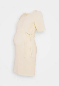 MAMALICIOUS MLETTA SHORT DRESS - Robe De Jour - Parchment