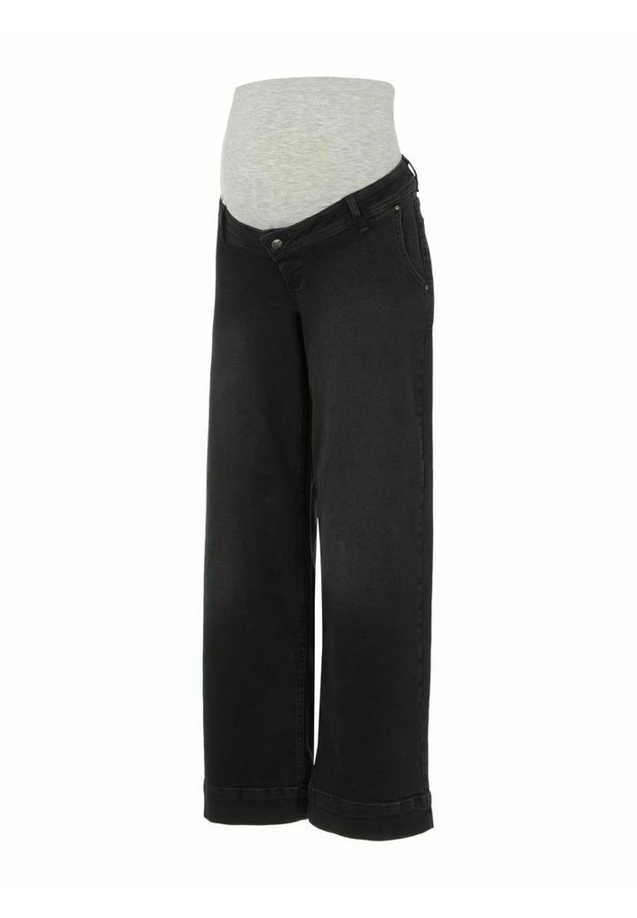 MAMALICIOUS Jean Droit - Black Denim