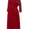 MAMALICIOUS - Robe De Jour - Dark Red