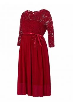 MAMALICIOUS - Robe De Jour - Dark Red