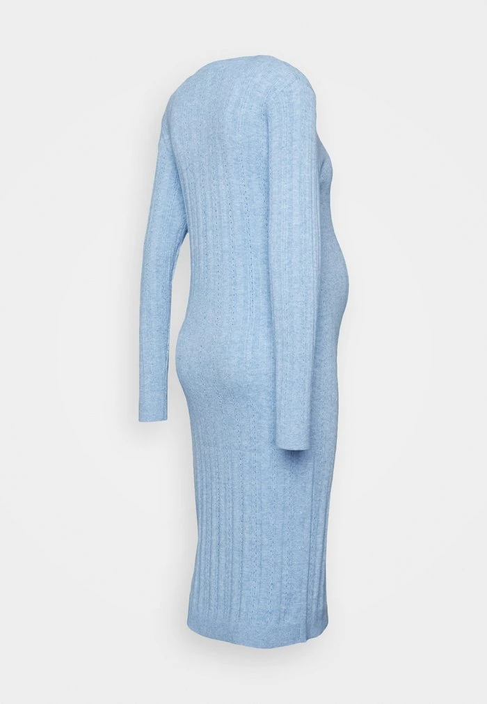 MAMALICIOUS MLMINE KNIT DRESS - Robe Pull - Vista Blue – Image 2